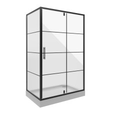 Душевое ограждение Niagara NG-0220-08 BLACK 120x80