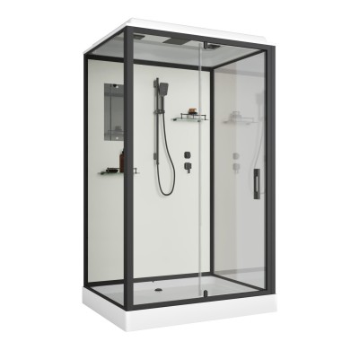 Душевая кабина Niagara ST100/80/15Q/BL 100x80