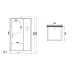 Душевая кабина Niagara ST80/15Q/BL/BK 80x80
