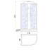 Душевая кабина River Dunay 110/80/24 ТН L 110x80