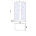 Душевая кабина River Dunay 110/80/24 ТН R 110x80