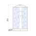 Душевая кабина River Desna 80/24 MT 80x80 Душевая кабина River Desna 80/24 MT 80x80