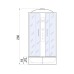 Душевая кабина River Desna XL 80/43 МТ 80x80 Душевая кабина River Desna XL 80/43 МТ 80x80