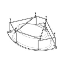 Монтажный набор для ванны Roca Bali 150x150 24F184000