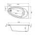 Акриловая ванна Roca Corfu 160x90 L 248573000