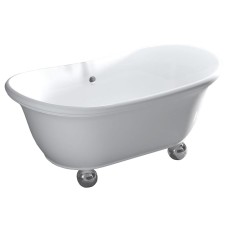 Ванна из искусственного камня Salini Alba S-Sense 172х89 белый глянец
