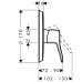 Смеситель Hansgrohe Metris Classic 31676000 для душа