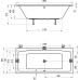 Акриловая ванна Ravak Formy 02 Slim 180x80 C891300000
