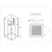 Душевая кабина Esbano ES-80CK 80x80
