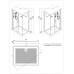 Душевая кабина Esbano ESW-108CKR 100x80