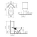 Унитаз-компакт VitrA Arkitekt 9754B003-7201