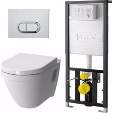 Комплект VitrA S50 9003B003-7201 кнопка хром