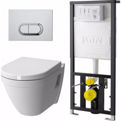 Комплект VitrA S50 9003B003-7201 кнопка хром