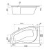 Акриловая ванна Santek Майорка 150x90 L