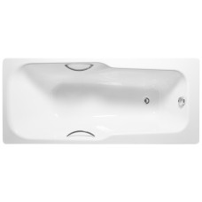 Чугунная ванна Tempra Wave 150x70 с ручками