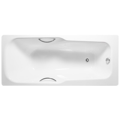 Чугунная ванна Tempra Wave 150x70 с ручками