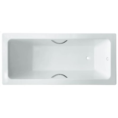 Чугунная ванна Tempra Marbelia 180x80 с ручками