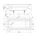 Чугунная ванна Tempra Expert 170x80 с ручками