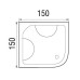 Душевая кабина River Temza 150/150/55 ТН 150x150