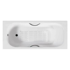 Чугунная ванна Vinsent Veron Aura 180x80x45 с ручками и антискользящим покрытием