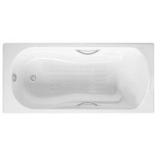 Чугунная ванна Vinsent Veron Haiti 170x80x42 с ручками и антискользящим покрытием