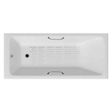Чугунная ванна Vinsent Veron Kingston 180x80x50 с ручками и антискользящим покрытием