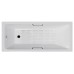 Чугунная ванна Vinsent Veron Square 140x70x45 с ручками и антискользящим покрытием