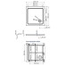 Поддон для душа Wasserkraft Amper 29T19 100x100 см