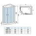 Душевая кабина Weltwasser WW500 Werra 1202 BL R 120x90