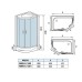 Душевая кабина Weltwasser WW500 Werra XL 12804 L 120x80