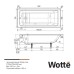 Чугунная ванна Wotte Line 170x70 БП-э00д1467