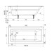 Чугунная ванна Wotte Line 170x80 БП-э00д1473
